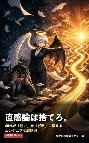 直感論は捨てろ。（Kindle書籍・表紙）